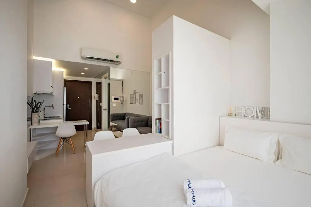 Lägenhet Rivergate - Cozy Studio Free Pool, Esim For Booking From 5 Nights Ho Chi Minh-staden Vietnam