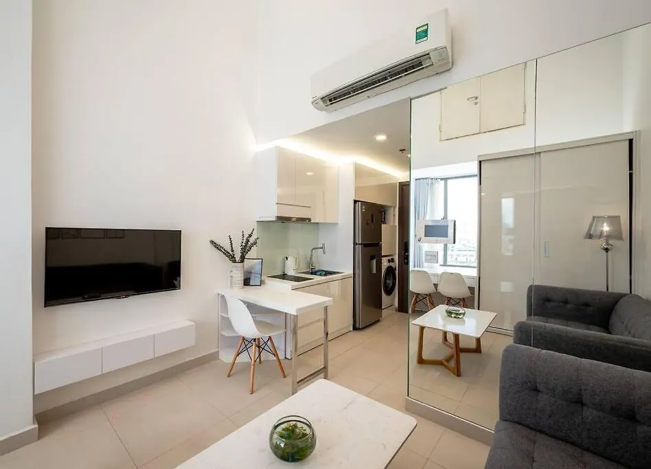 Rivergate - Cozy Studio Free Pool, Esim For Booking From 5 Nights Ho Chi Minh City Apartment